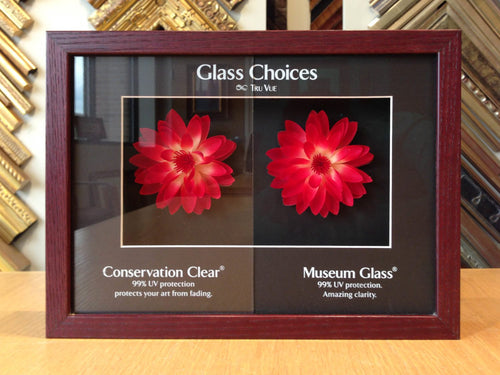 6x6 Museum Glass, Spacer, Acid Free Backing & Fitting